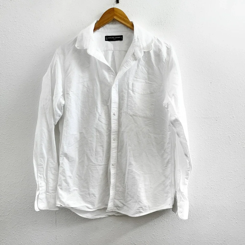 EVERLANE Uniform The Classic Shirt Size Small